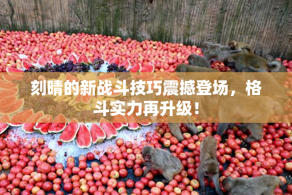 刻晴的新战斗技巧震撼登场，格斗实力再升级！
