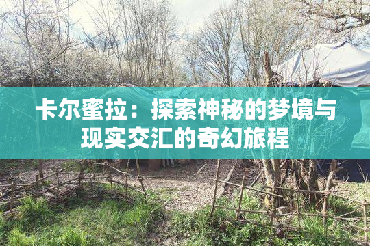 卡尔蜜拉：探索神秘的梦境与现实交汇的奇幻旅程
