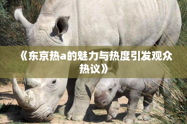 《东京热a的魅力与热度引发观众热议》