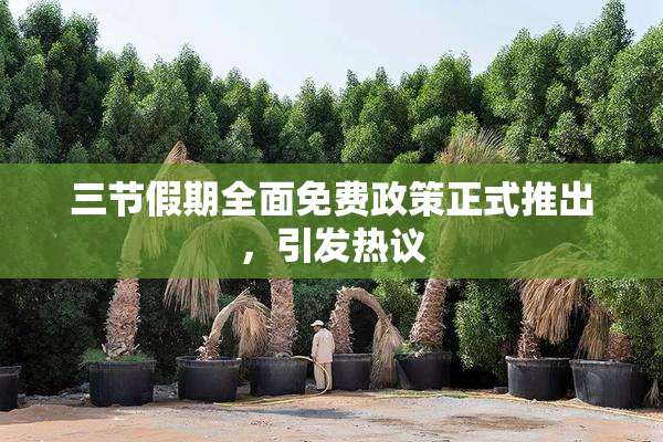 三节假期全面免费政策正式推出，引发热议