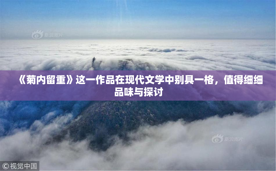 《菊内留重》这一作品在现代文学中别具一格，值得细细品味与探讨