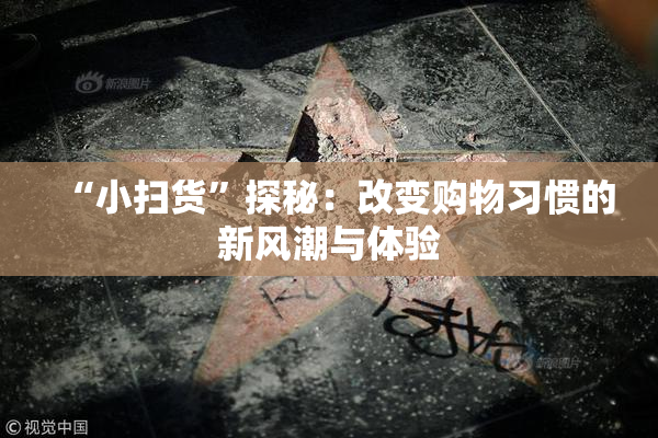 “小扫货”探秘：改变购物习惯的新风潮与体验