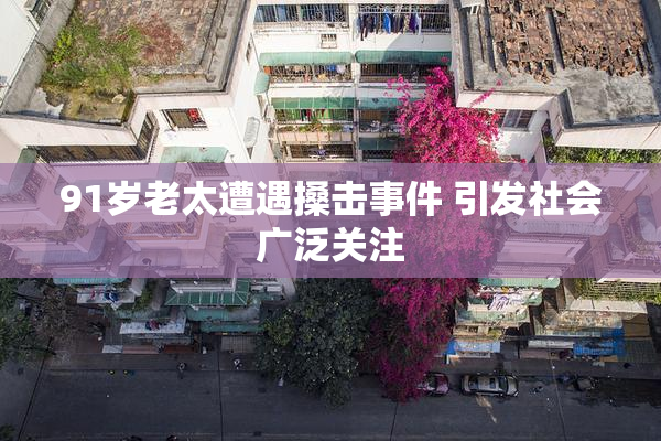 91岁老太遭遇搡击事件 引发社会广泛关注