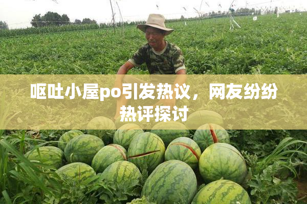 呕吐小屋po引发热议，网友纷纷热评探讨