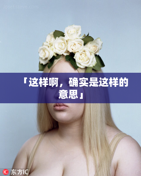 「这样啊，确实是这样的意思」