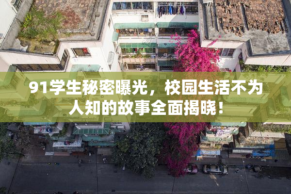 91学生秘密曝光，校园生活不为人知的故事全面揭晓！