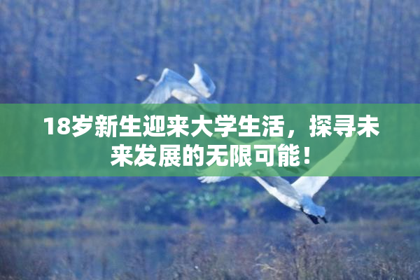 18岁新生迎来大学生活，探寻未来发展的无限可能！