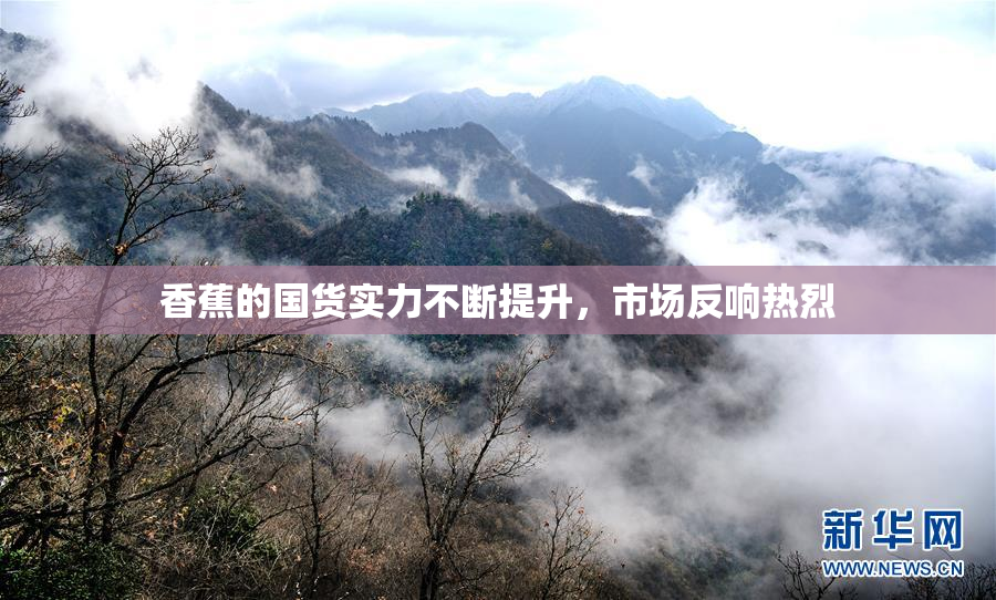 香蕉的国货实力不断提升，市场反响热烈