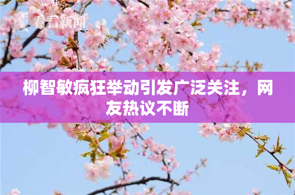 柳智敏疯狂举动引发广泛关注，网友热议不断
