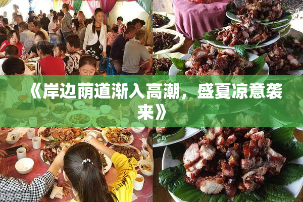 《岸边荫道渐入高潮，盛夏凉意袭来》