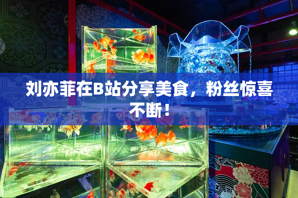 刘亦菲在B站分享美食，粉丝惊喜不断！