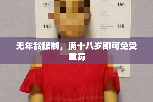 无年龄限制，满十八岁即可免受重罚