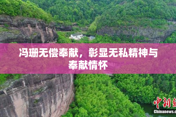 冯珊无偿奉献，彰显无私精神与奉献情怀