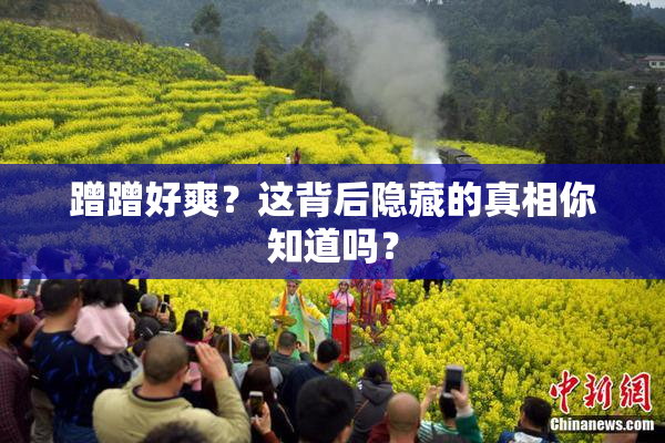 蹭蹭好爽？这背后隐藏的真相你知道吗？