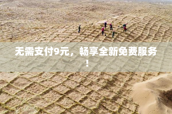 无需支付9元，畅享全新免费服务！