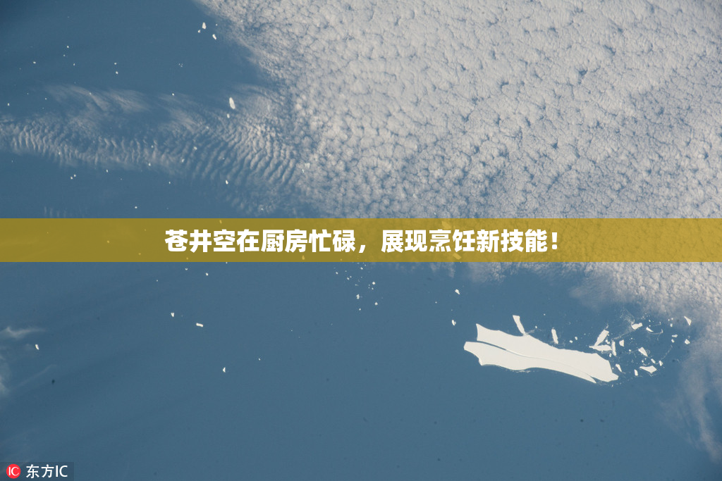 苍井空在厨房忙碌，展现烹饪新技能！