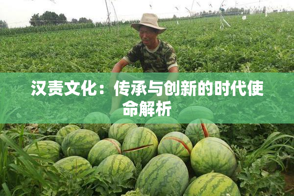 汉责文化：传承与创新的时代使命解析