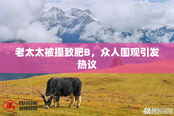 老太太被搡致肥B，众人围观引发热议