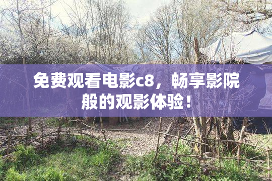 免费观看电影c8，畅享影院般的观影体验！