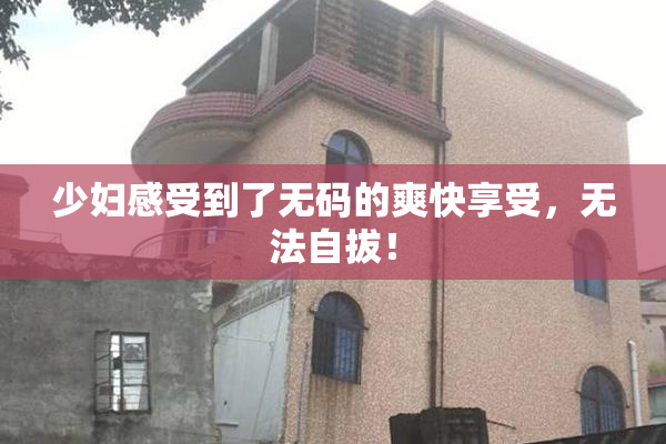 少妇感受到了无码的爽快享受，无法自拔！