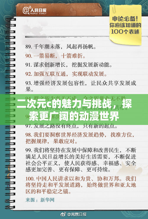 二次元c的魅力与挑战，探索更广阔的动漫世界