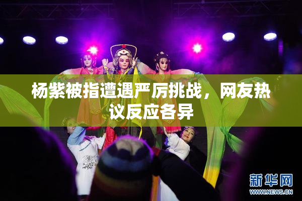杨紫被指遭遇严厉挑战，网友热议反应各异
