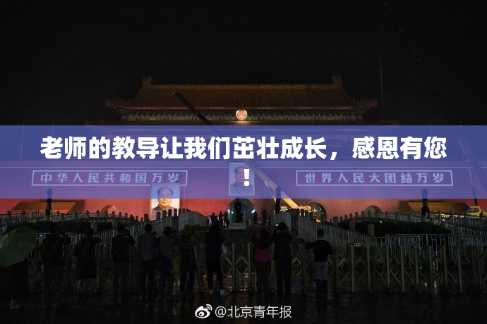 老师的教导让我们茁壮成长，感恩有您！