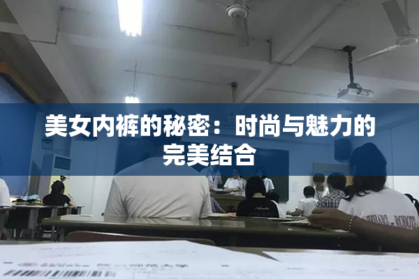 美女内裤的秘密：时尚与魅力的完美结合