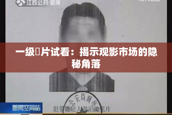 一级婬片试看：揭示观影市场的隐秘角落