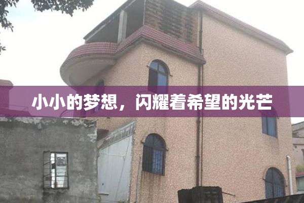 小小的梦想，闪耀着希望的光芒
