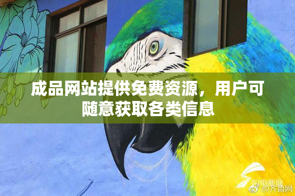 成品网站提供免费资源，用户可随意获取各类信息