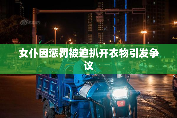 女仆因惩罚被迫扒开衣物引发争议