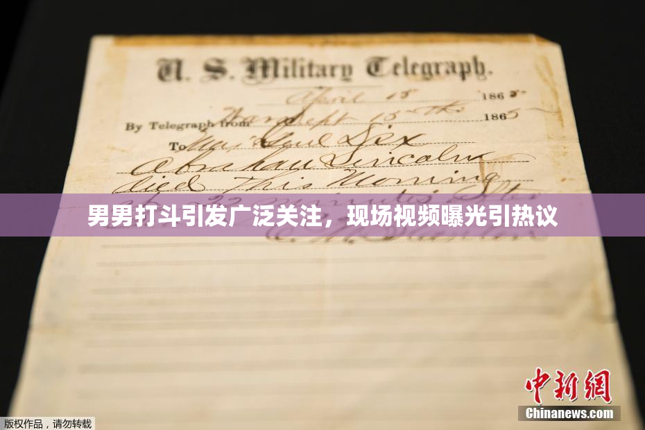 男男打斗引发广泛关注，现场视频曝光引热议