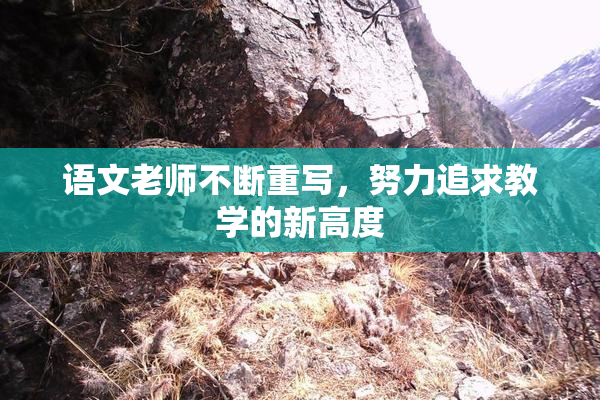 语文老师不断重写，努力追求教学的新高度