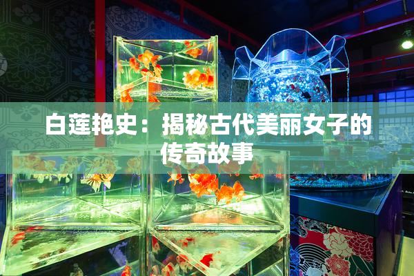 白莲艳史：揭秘古代美丽女子的传奇故事