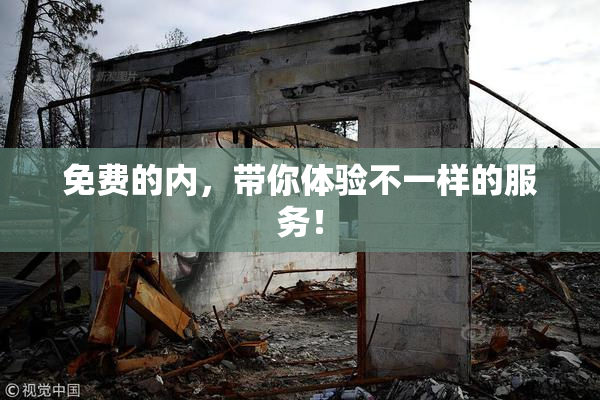 免费的内，带你体验不一样的服务！