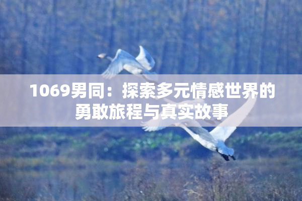 1069男同：探索多元情感世界的勇敢旅程与真实故事