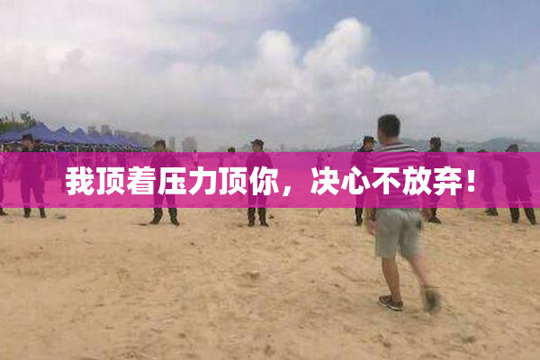 我顶着压力顶你，决心不放弃！