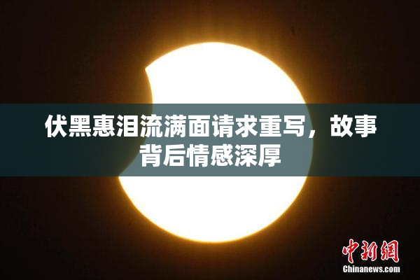 伏黑惠泪流满面请求重写，故事背后情感深厚