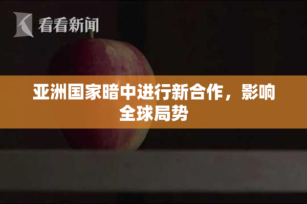 亚洲国家暗中进行新合作，影响全球局势