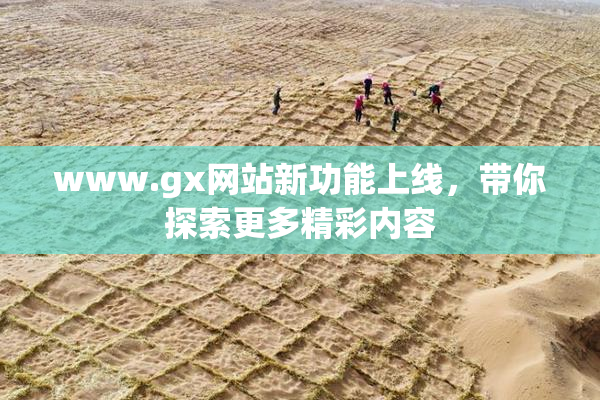 www.gx网站新功能上线，带你探索更多精彩内容