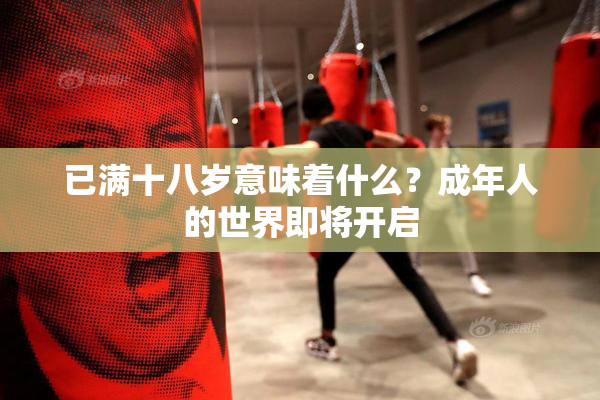 已满十八岁意味着什么？成年人的世界即将开启