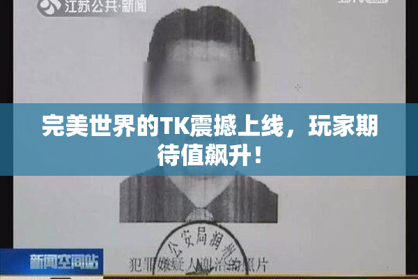 完美世界的TK震撼上线，玩家期待值飙升！