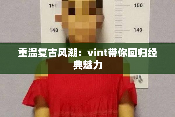 重温复古风潮：vint带你回归经典魅力