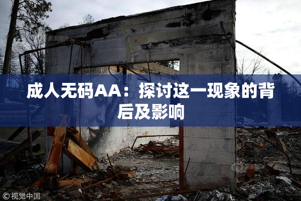 成人无码AA：探讨这一现象的背后及影响