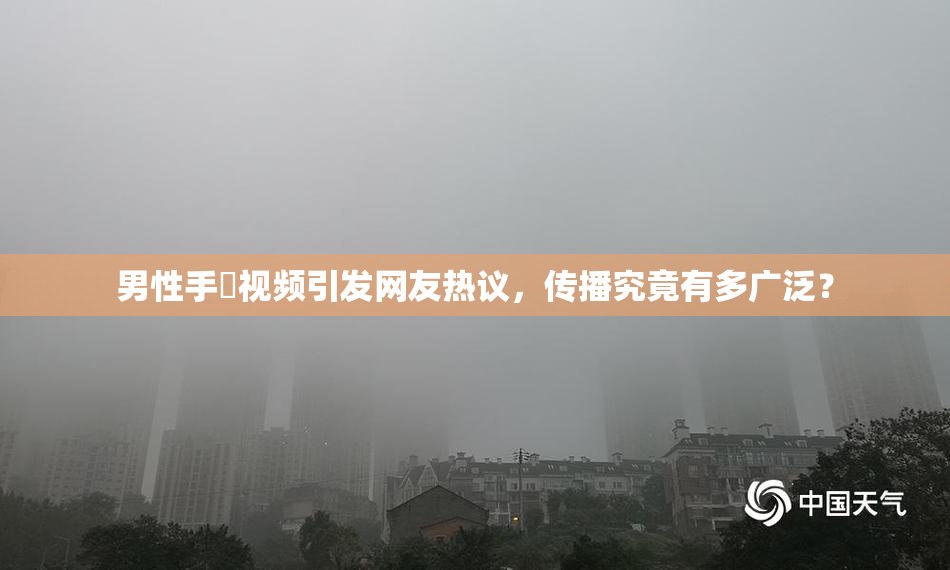 男性手婬视频引发网友热议，传播究竟有多广泛？