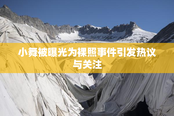 小舞被曝光为裸照事件引发热议与关注