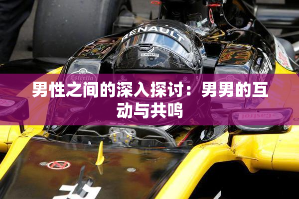 男性之间的深入探讨：男男的互动与共鸣