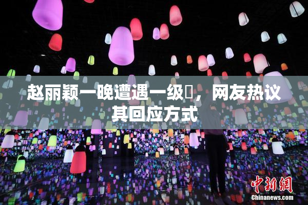 赵丽颖一晚遭遇一级婬，网友热议其回应方式