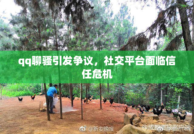 qq聊骚引发争议，社交平台面临信任危机